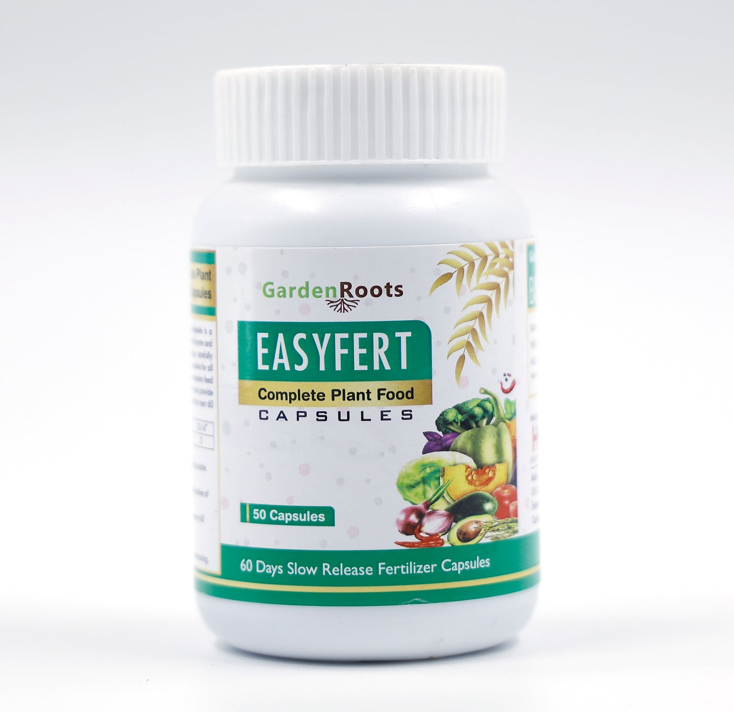 GardenRoots Easyfert(50 Capsules) Complete Plant food Capsules, 60 Days slow release fertilizer capsules for home garden and plants
