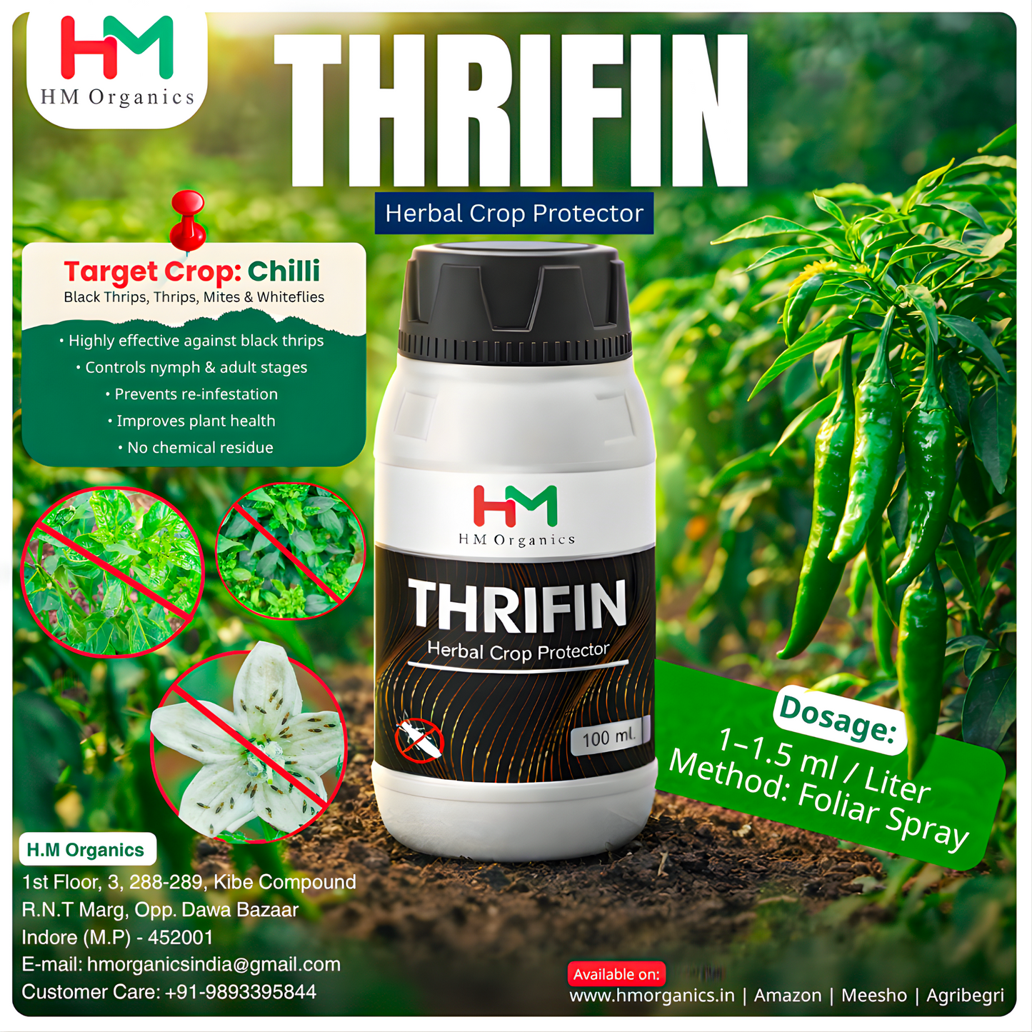HM Organics Virofin(100ml)+Thrifin(100ml)-Combo