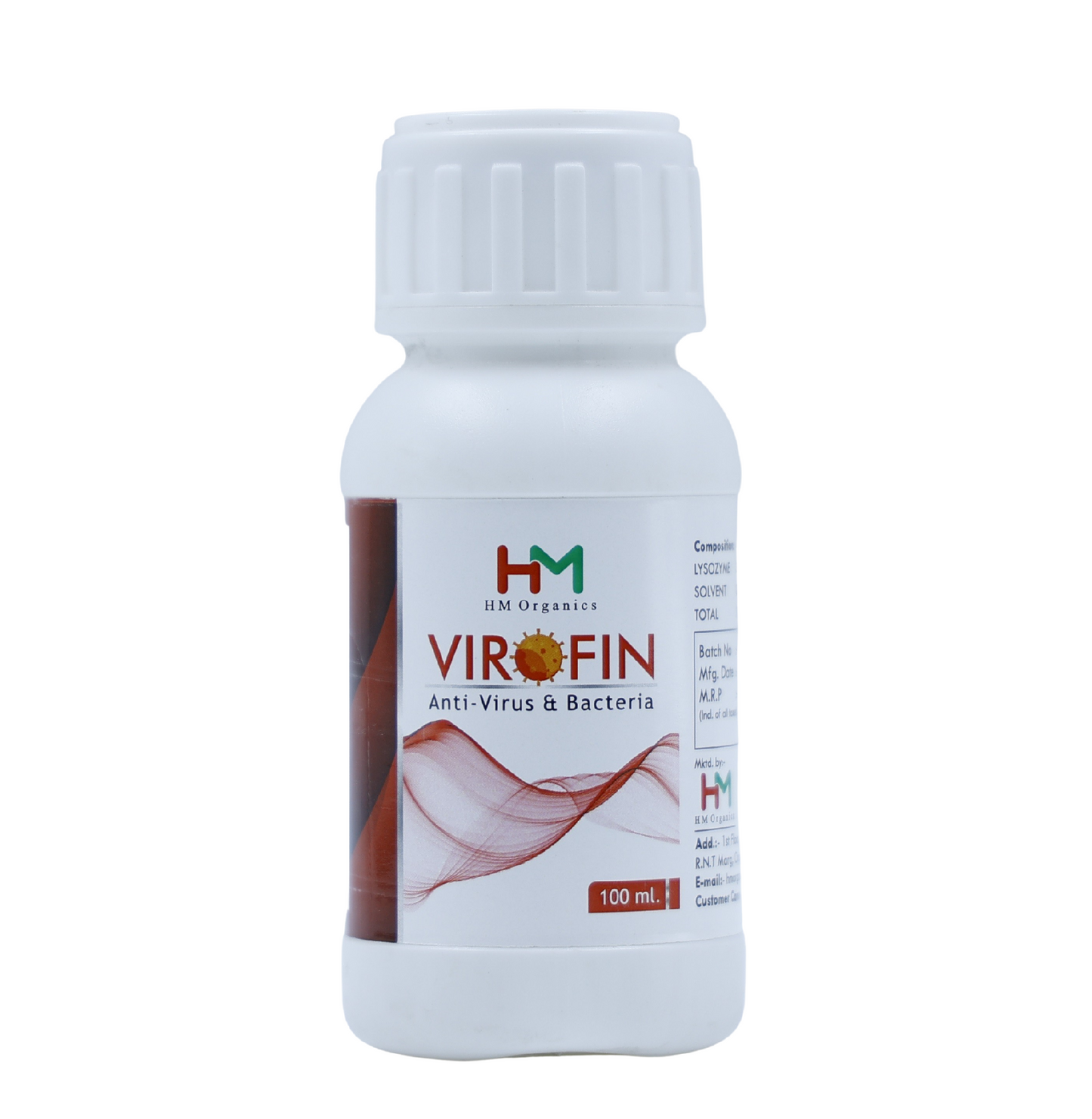 Virofin(100Ml) Anti-Virus & bacteria for plants used in farms