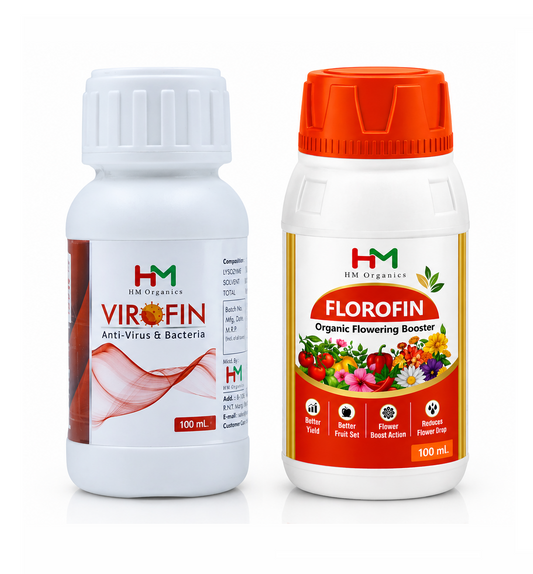 HM Organics Virofin(100Ml)+Florofin(100Ml)-Combo